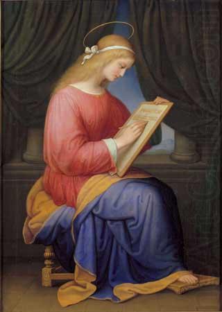 Mary Writing the Magnificat, Marie Ellenrieder